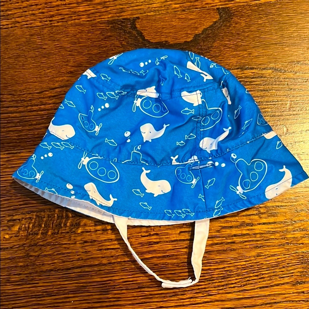 Target Blue and White Nautical Bucket Hat